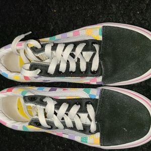 Vans multicolored checker board